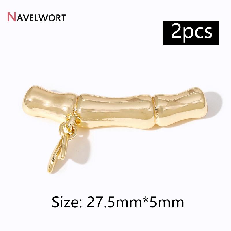 2Pcs 14K Gold Plated Brass Metal Conch Pendant,Charms For Jewelry Making,DIY Earring Bracelet Necklace Making Findings Supplies