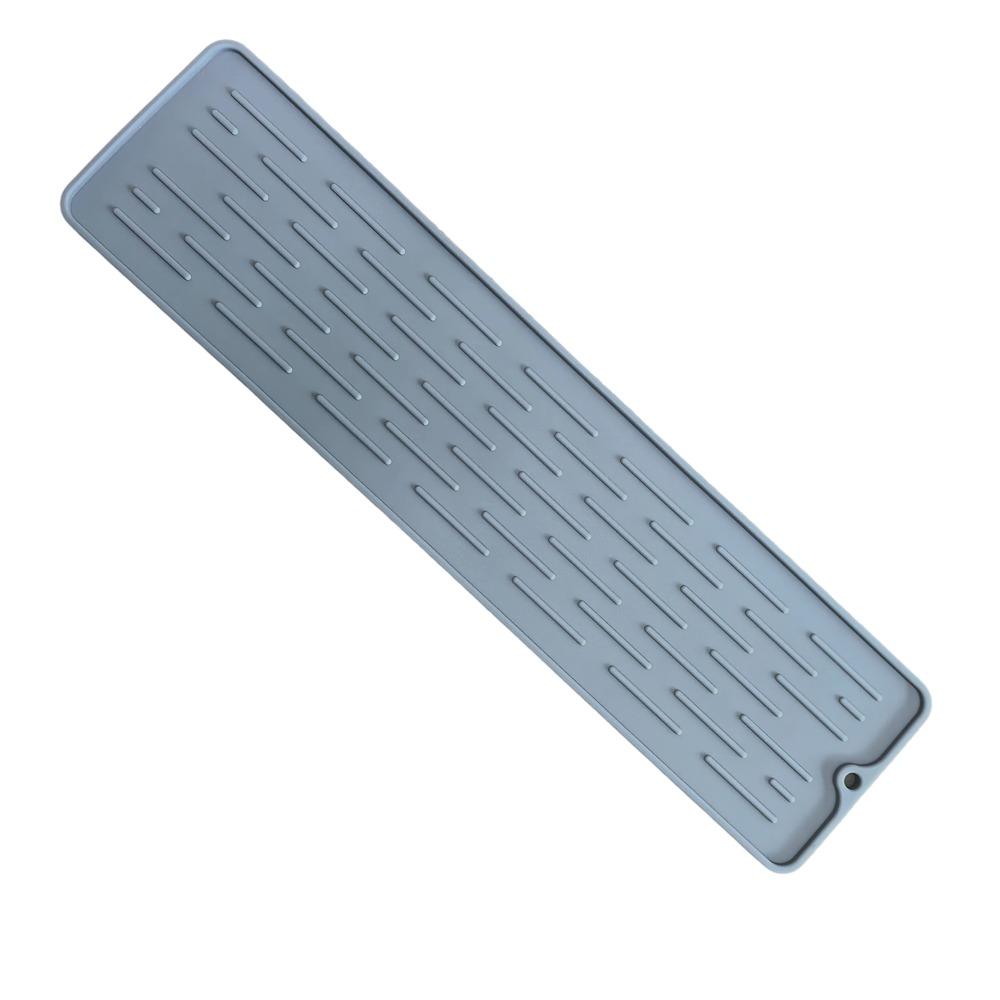 Silicone Kitchen Drying Mat Heat Resistant Non Slip Dish Draining Pad Countertop Pot Holder Bowl Chopstick Rest