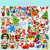 50 Cartoon-Sticker mit Weihnachtsmotiv für Scrapbooking und Dekorationen