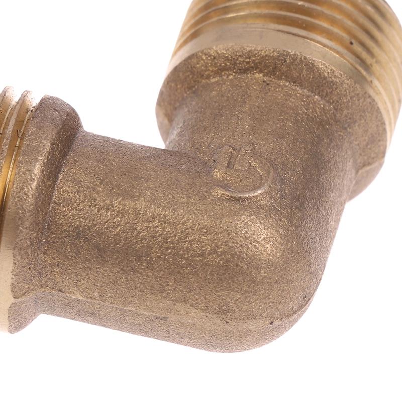 Złączki do kompresora mosiężne równe kolano z gwintem zewnętrznym zawór zwrotny kolano złączkowe części do narzędzi pneumatycznych
