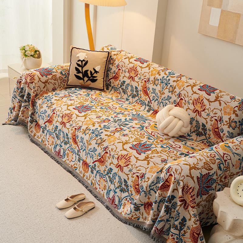 Bohemian Sofa Cushion Modern Living Room Printed Sofa Towel Four Season Universal Scratch Sofa Cover Nap Blanket Cape for Sofa