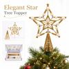 Star Christmas Tree Decoration Set, Holiday Tree Star Ornaments for Festive Decor