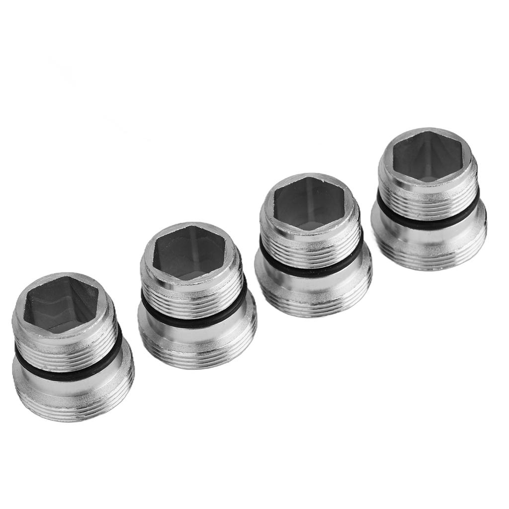 Robust Copper Faucet Connectors 4 Pack from 5 To M22 Male Threads