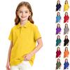 Mädchen T-Shirt mit kurzen Ärmeln Schuluniform Lässiges Kleid Oberteil für den Alltag