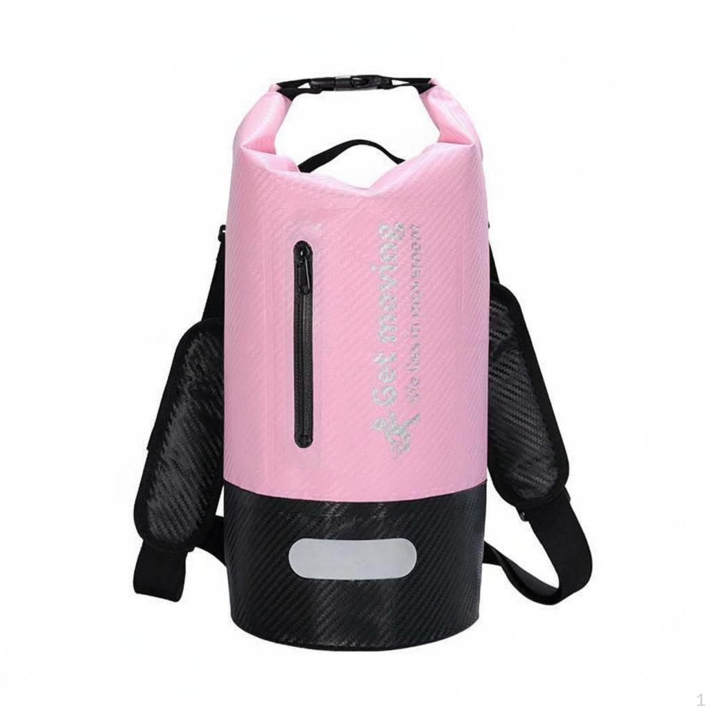 Foldover Dry Bag Double Carry System Waterproof Backpack Sack Adjustable Shoulder Strap