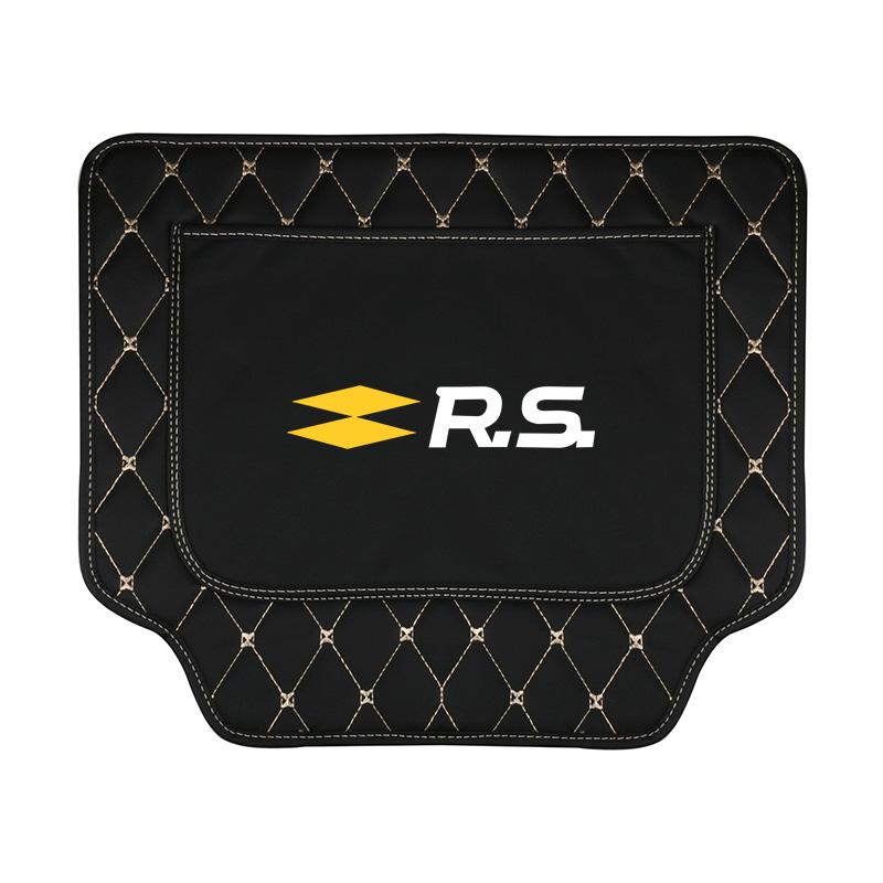 Leather Car Seat Back Anti Kick Pad Protector Mat For Renault RS Trafic Clio Laguna Megane 2 3 4 Logan Captur Koleos Accessories X999