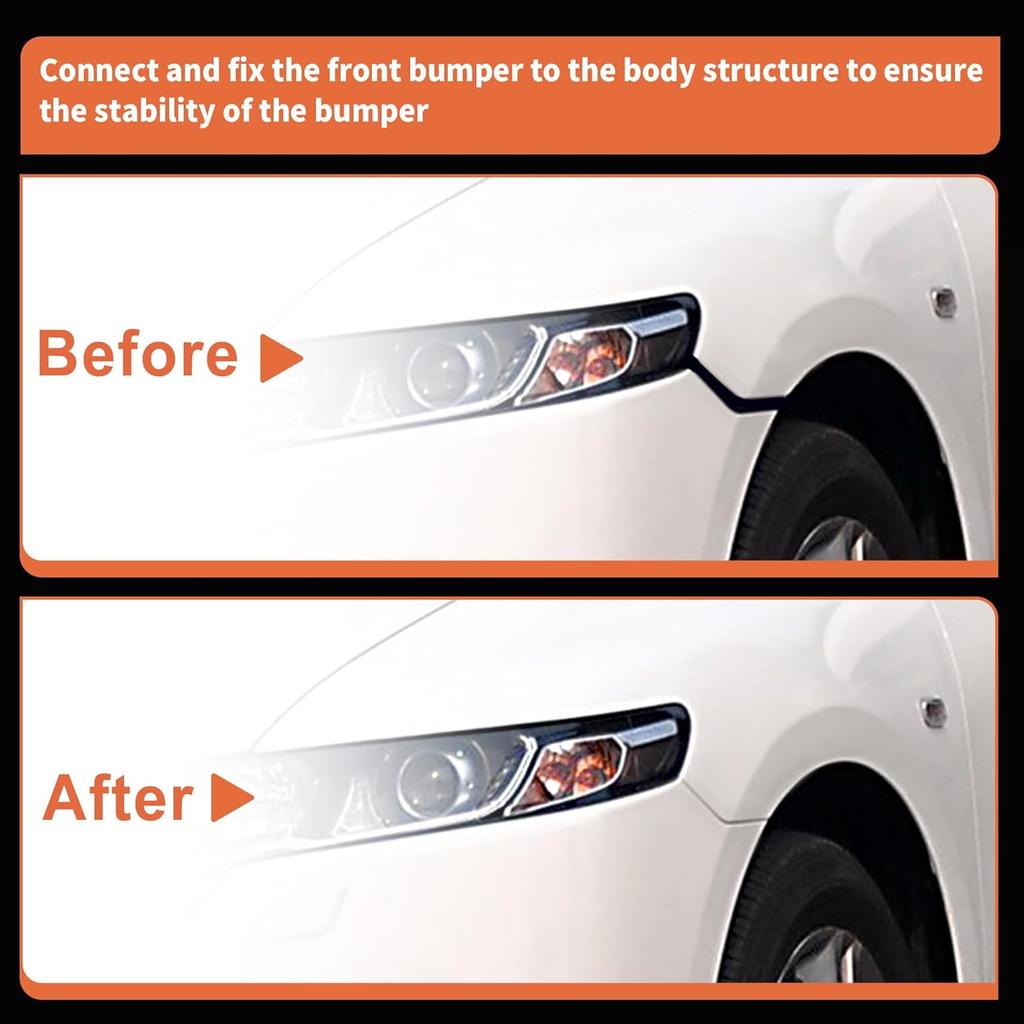 Front Bumper Bracket for Honda Odyssey 2005 2006 2007 2008 2009 2010 No.71198SHJA00/71193SHJA00/HO1042109/HO1043109 Front Left Right 1 Pair