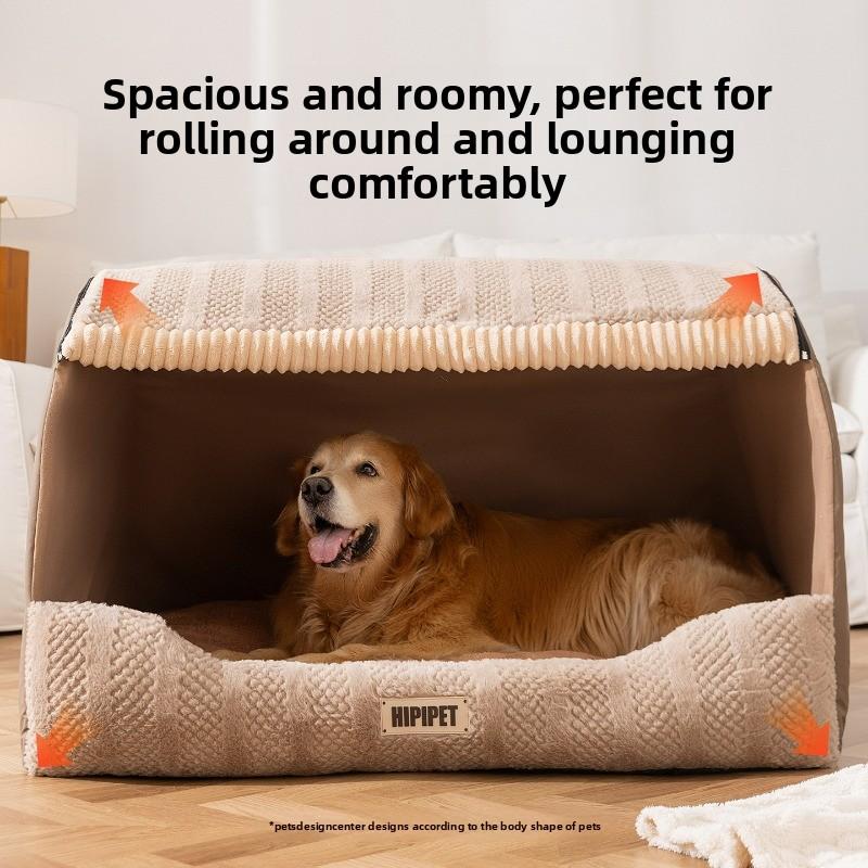 Autumn and Winter Dog Sleep Drawer Kennel Golden Retriever Big Dog Bed Deep Sleep Cat Nest Four Seasons Pet Nest