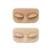 wholesale Mini Lash Flat Model Head Practice Eyelash Extension Training Head With Removable Replacement Eyelids Mannequin Head