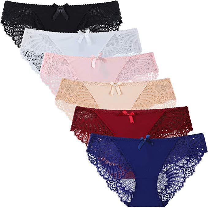 Plus Size Underwear Low Waist Panties Briefs for Female Hipster Underpant