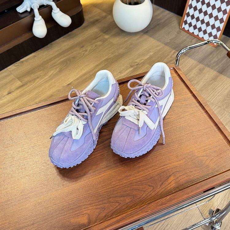

Spring heightening shoes women s spring thick-soled versatile casual sports shoes 39 светло-фиолетовый
