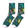 Trendige Unisex-Weihnachts-Baumwollsocken - Beliebter Europäischer & Amerikanischer Stil für Alle Jahreszeiten
