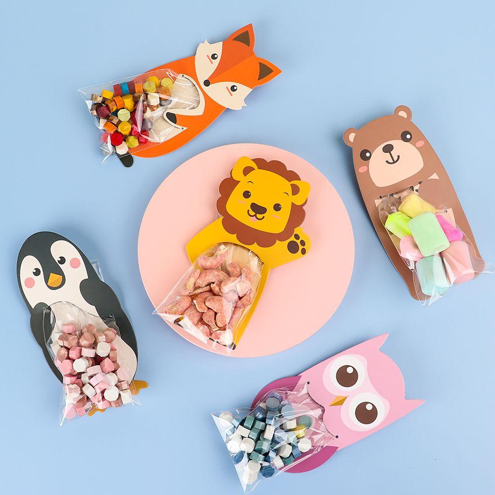 Greeting Cards DIY Biscuits Snack Disposable Gift Bags Cookies Packaging Food Seal Candy Bag