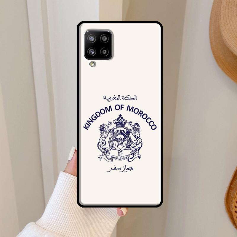 Pouzdro s marockou vlajkou na pas pro Samsung Galaxy A53 A33 A13 A73 A51 A71 A50 A12 A22 A32 A52 A72 A52S A21S Cover