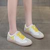 Women's Soft Bottom Small White Shoes Spring and Summer Large Size Shoes Hundred with Breathable Hollow De Training Shoes