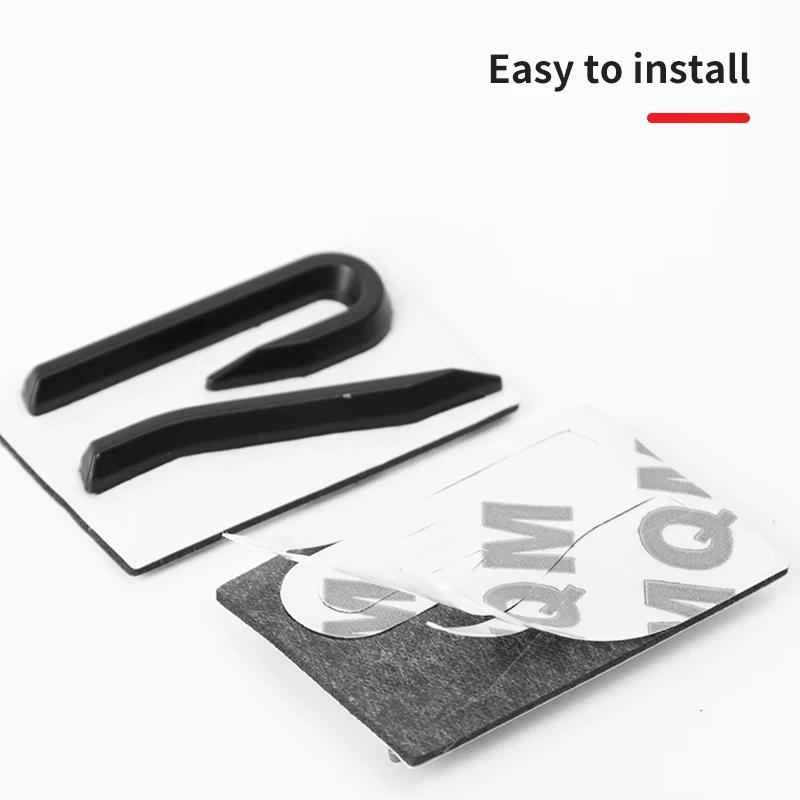 2025 Hot R logo Emblem Car Metal Body Tail Trunk Sticker Accessories For Volkswagen Tiguan Bora POLO PASSAT CC Touran GOLF Jetta