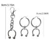 Chic Horseshoe Bag Pendant Key Accessory Fashion Dangle Earrings Key Pendant