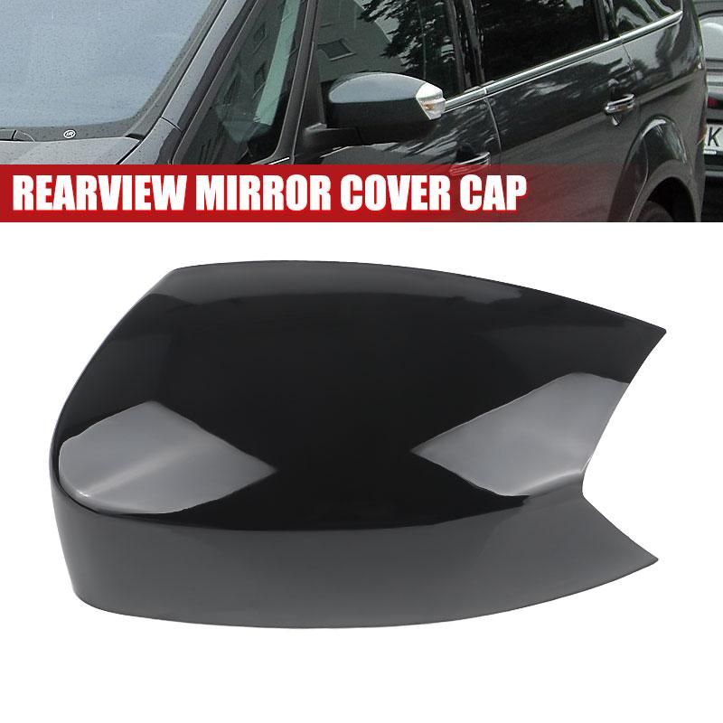 Car Rearview Mirror Cover Cap Left Right Side Mirror Cover Cap For Ford S-MAX Galaxy S-Max 2006-2014 For Ford KUGA Escape 2008