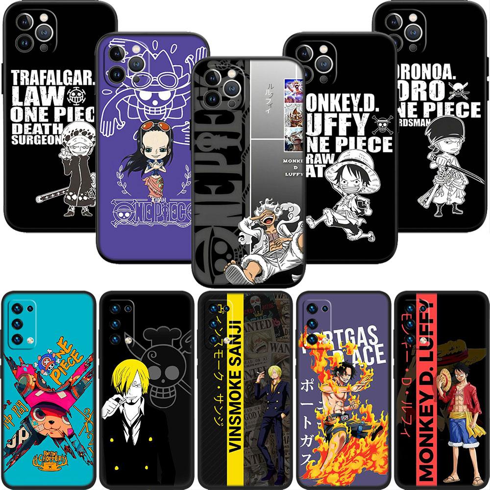 One Piece Anime Soft Shell Phone Case for Redmi Note 10 11 12 Pro Max 10S 10C 10T 11A 11S 12S 12C