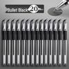 Lot de 200 stylos standard européen 0,5 mm: Stylos à bille à pointe fine à séchage rapide, noir et rouge, pour étudiants.