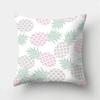 Flower Print Decoration Cushion Cover For Wedding Polyester Throw Pillowcase Stripe Sofa Home Decor Party Diy Pillowcover