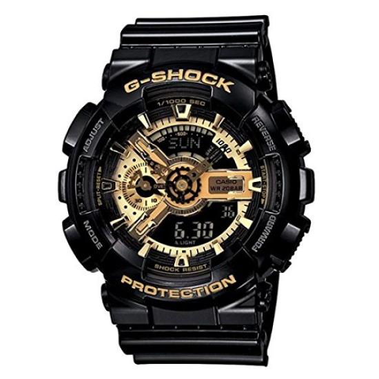 

CASIO G-Shock Водонепроницаемые Черные с золотом GA-110GB-1A Часы