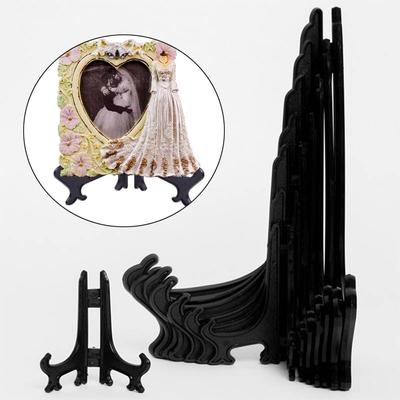 5PCS Arts Picture Pedestal Easel Dish Rack Display Stand Stander Photo Frame Storage Holders