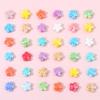 10pcs Ceramic Five-petaled Flower Bead Handmade Craft Jewelry Making Material  Gift