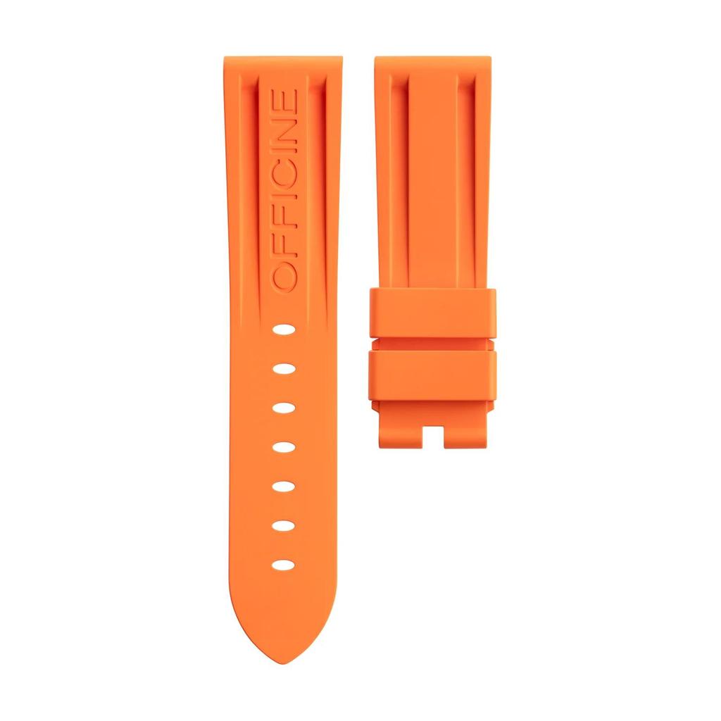 Pulseira de Relógio Macia de Borracha Fluorada de Qualidade FKM Para Acessórios de Pulseira Panerai Para Relógios PAM111/441 22mm 24mm 26mm Fivela de Pino