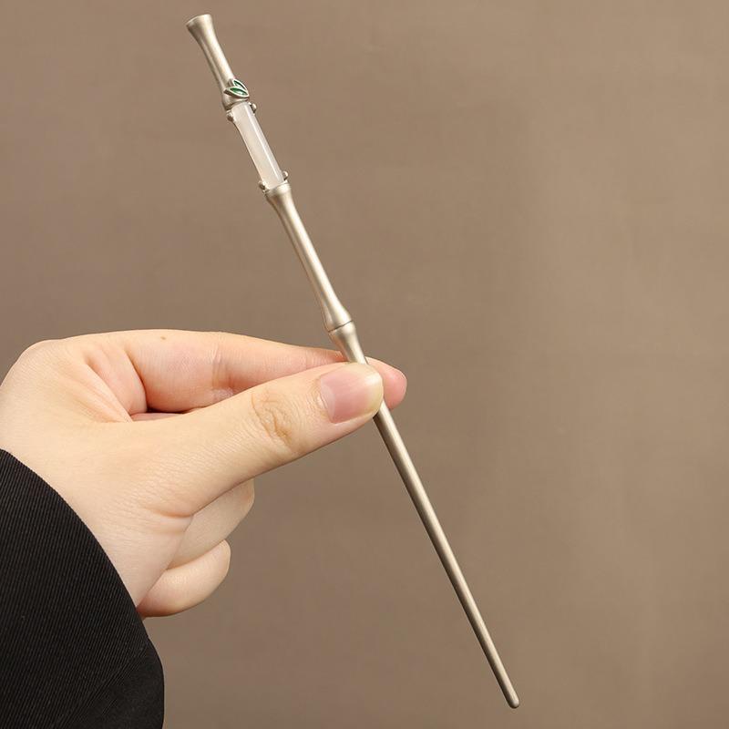 1pc Bamboo Knot Hair Stick New Chinese Style High-End Imitation Jade Style Hairpin Retro Elegant Design Women Hair Accessories