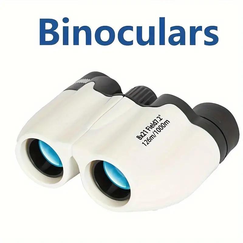 Binóculos 8X21 Telescópio Little Paul Alta Ampliação Alta Definição Compacto Portátil Infantil Concerto Para Observação de Aves