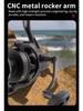 Anti-Seawater Metal Spinning Reel for Long-Cast Fishing with Sea Rod