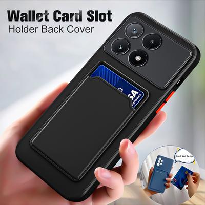 Etui na portfel i karty do Poco X7 Pro X6 X5 X4 X3 NFC Funda do Poco F7 Ultra F6 Pro F5 C65 M4 M5 M6 Pro Slot na karty Pokrowiec na telefon