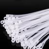 100 Pcs Nylon Universal Cable Tie Buckle New T Multifunctional Nylon Zip Ties with Pin Button Design Plastic Cable Fixion Tools