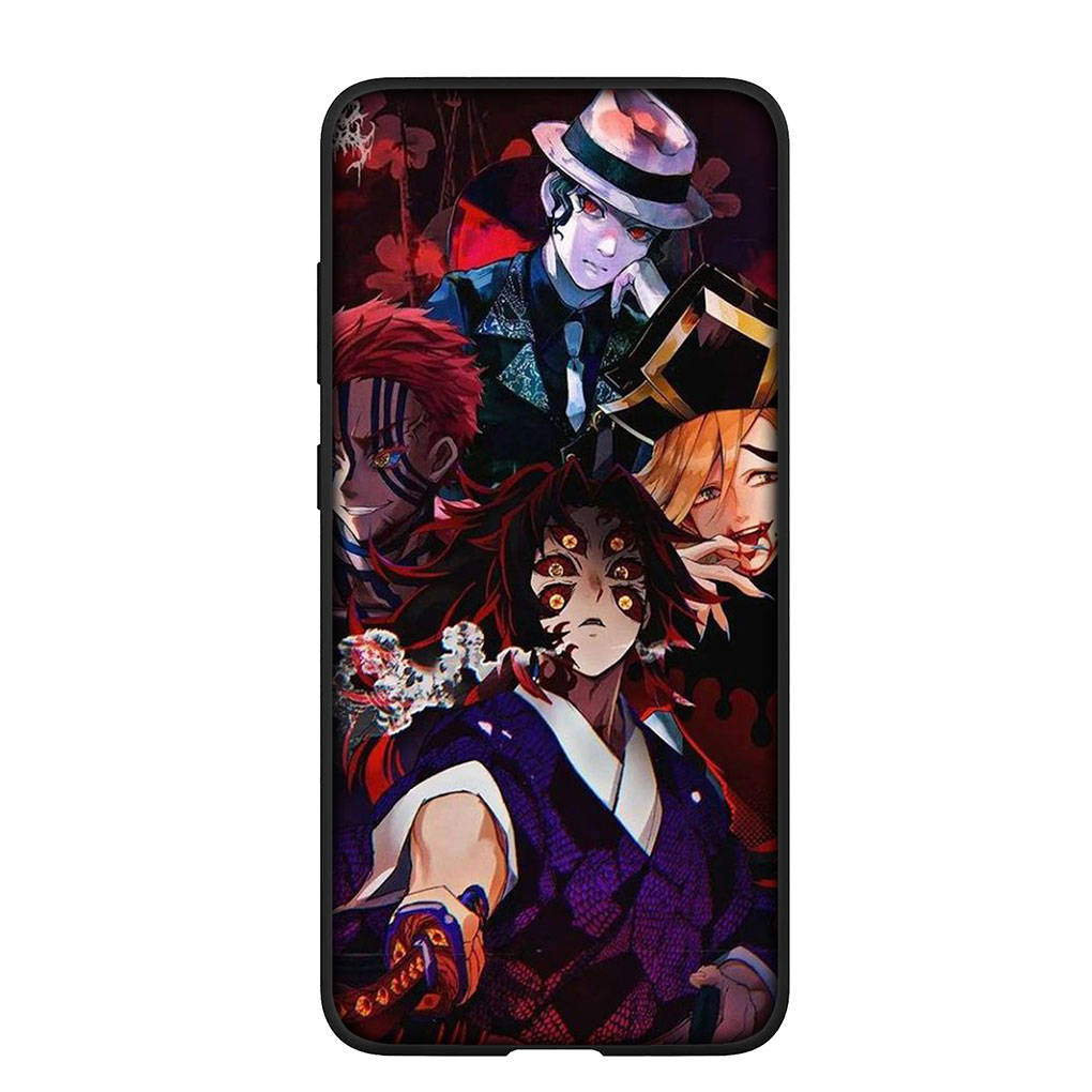 Phone Case for Samsung Galaxy S25 S24 S23 iPhone 16 15 Xiaomi Redmi Note 14 13 12 16E 11 Pro Max OPPO Moto Huawei Kokushibo Demon Slayer Nezuko Cover