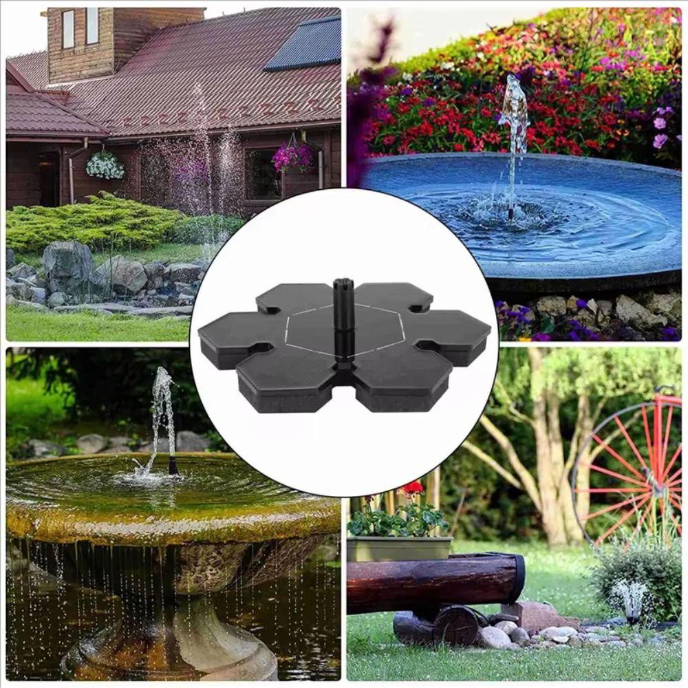 Multiple Nozzles Solar Fountain Pump Energy Saving Solar Water Fountain Fish Tank