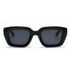 Small Square Box Sun Glasses Personalized Sunglasses Vintage Brown Wear Sunglasses