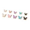 5Pieces/set Butterfly Nail Charms Butterfly Rhinestones Nail Art Decoration DIY