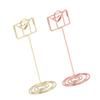 10PCS Table Number Holders Envelope Shape Metal Card Clips for Photo Menu Place Cards Restaurant Wed
