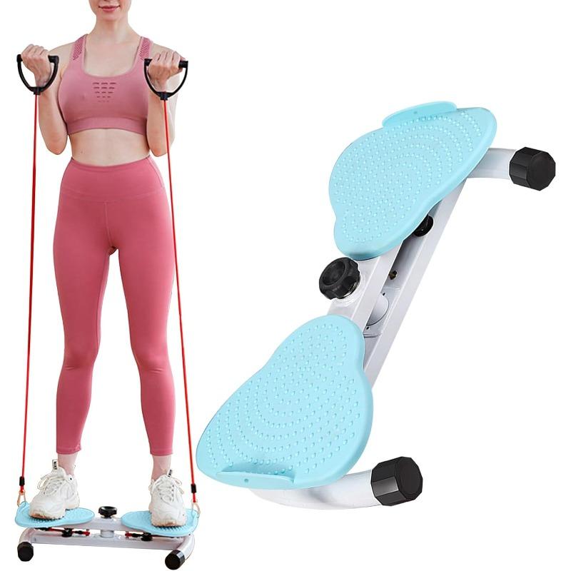 Waist Twist Workout Machine Ab Machine Weight for Slim Waist and Core Ab Exercise Foot Massage Noiseless Home Gym Exercise Equipment