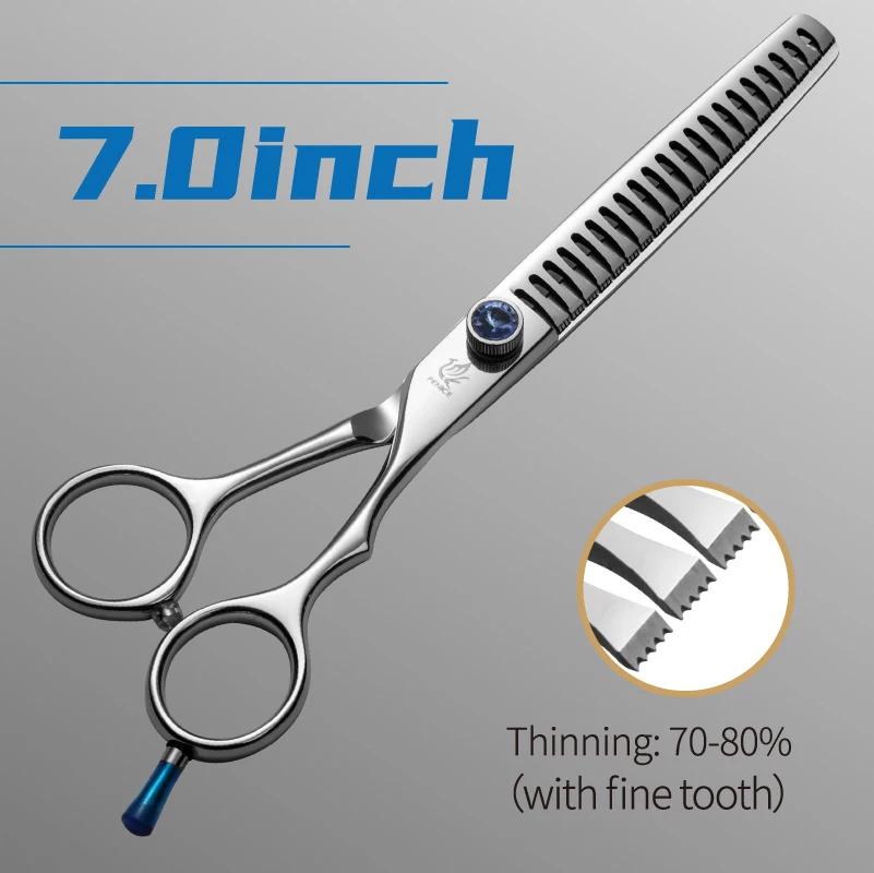 

Fenice 7.0/7.5/8.0 inch Professional Pet Grooming Scissors Dog Thinning Chunkers Scissors for Groomer