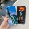 Statue of Liberty Phone Case for Motorola Edge 20 30 S30 40 50 Fusion Lite Plus Pro Ultra Neo One Action Zoom Hyper Power Macro Vision