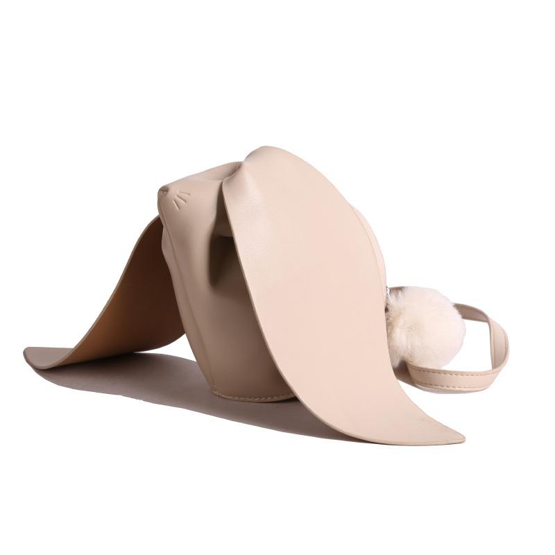 

Cute rabbit small bag 2025 autumn new Japanese cartoon girl foreign versatile personality funny messenger bag слоновая кость