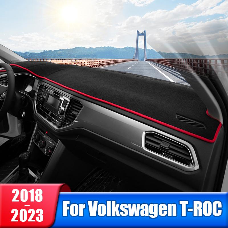 Car Dashboard Cover For Volkswagen VW T-ROC TROC 2018 Dash Sun Shade Mat Non-slip Pad Accessories