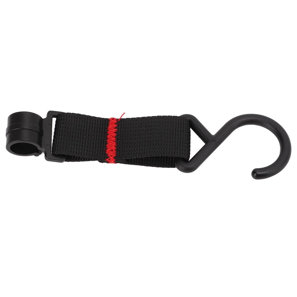 Camping Outdoor Tableware Hook Awning Tent Clothes Hanging Hook for Picnic Hiking Black