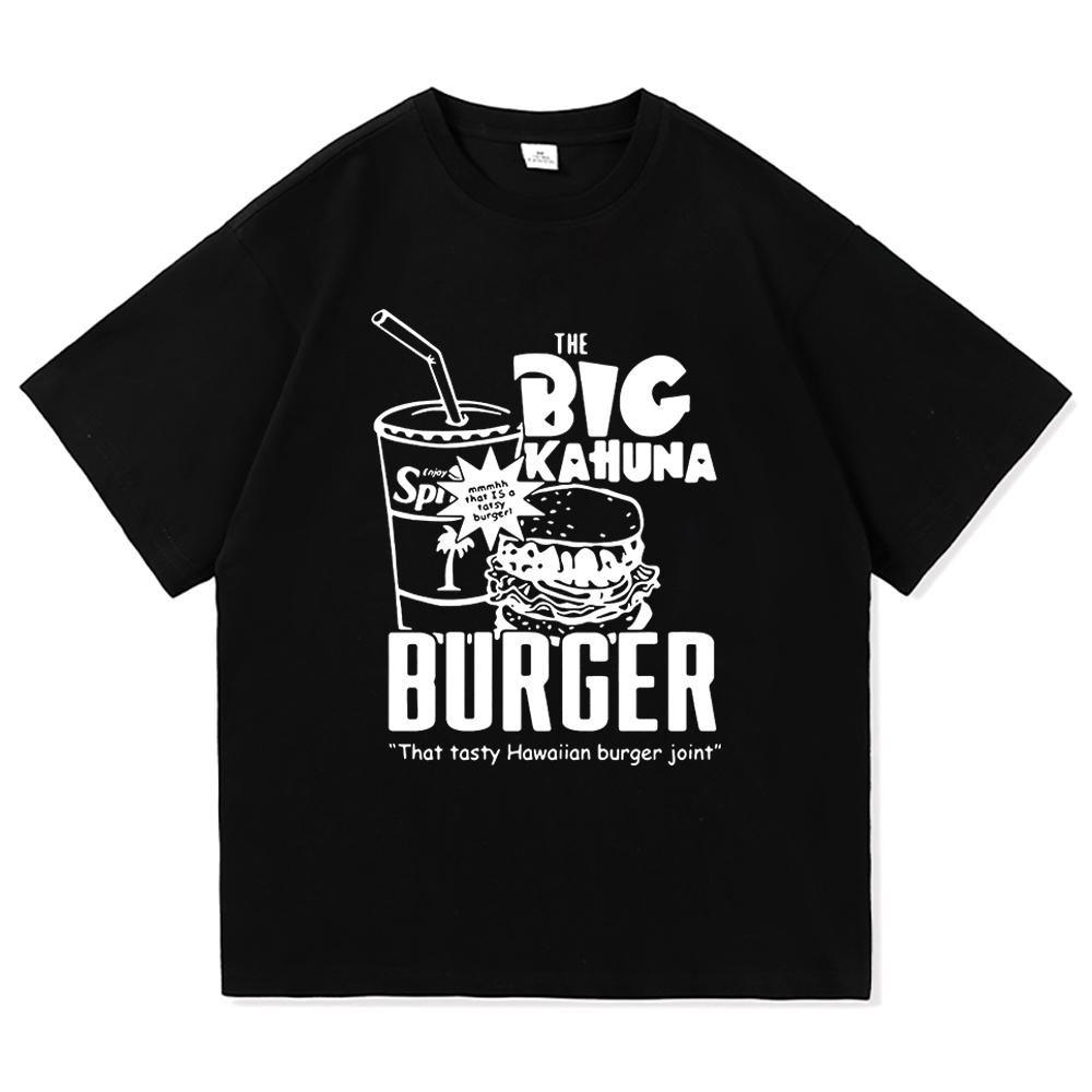 Funny Big Kahuna Burger T Shirt Healthy Breakfast Retro Fashion Men/women Clothing Vintage Harajuku High Quality Cotton Tshirts