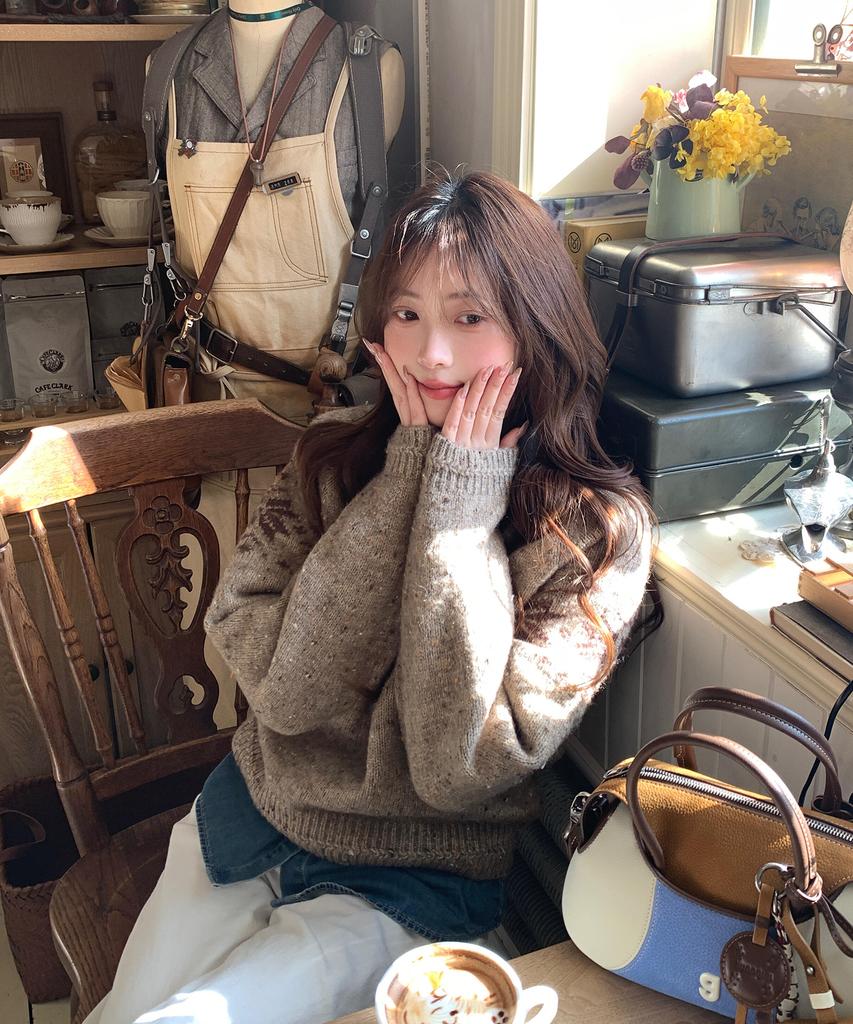 GENERALIDEA Dust Snow Knit Pullover [Beige] / Wbe4L05539