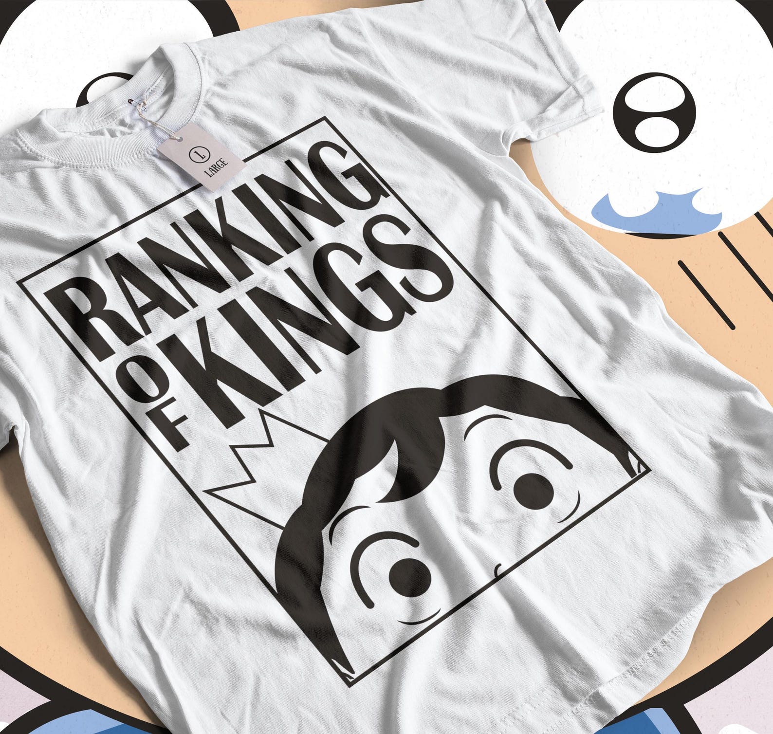 Unisex Bojji ,Ousama Ranking Shirt ,Ranking of Kings Shirt 4XL