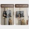 Waterproof Broom Rack 304 Stainless Steel Broom Hanger Multi-Purpose Mop Storage Rack  Household