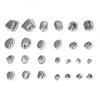 10-50pcs/pack Popular High Quality Plated White K Loose Irregular Spacer Beads DIY Necklace Bracelet Jewelry Accessories For Jewelry Making Handmade